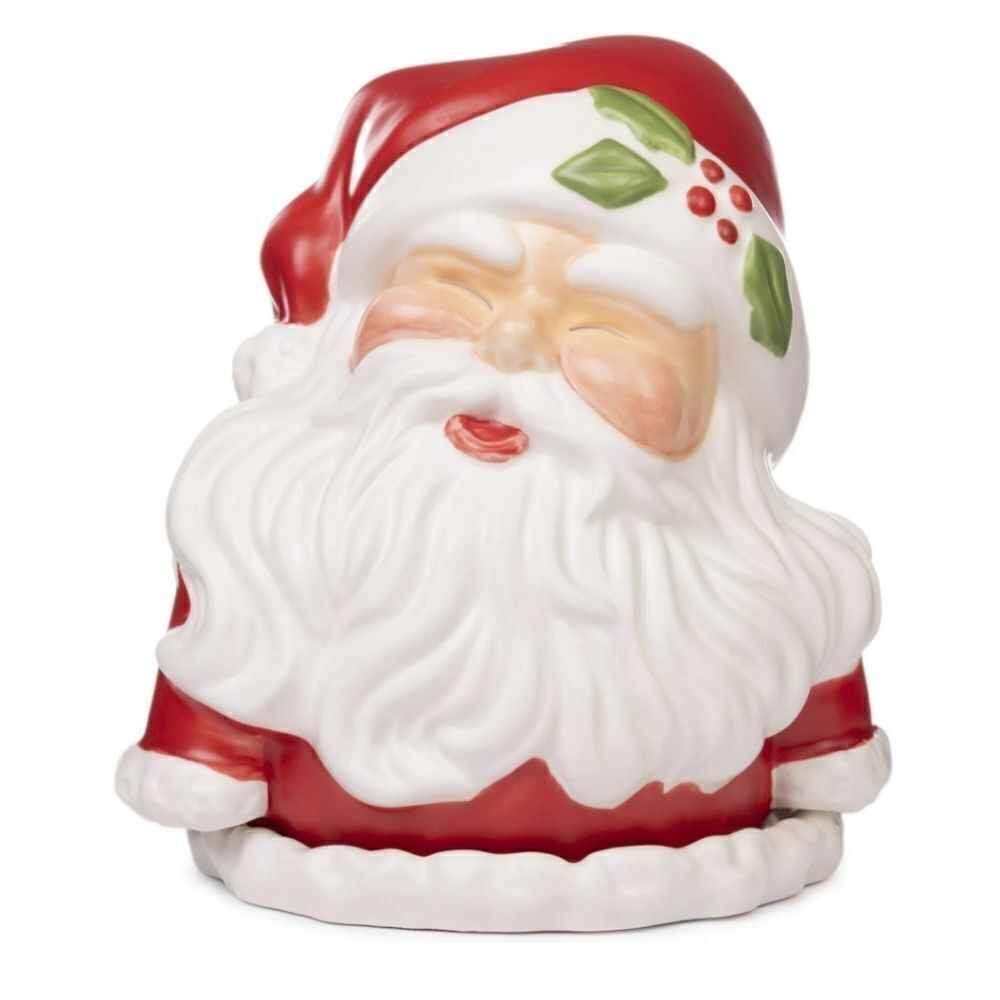 New Christmas Scentsationals Wax Fragrance Warmer, Vintage Santa